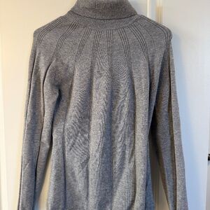 Gray turtleneck sweater from White House Black Market